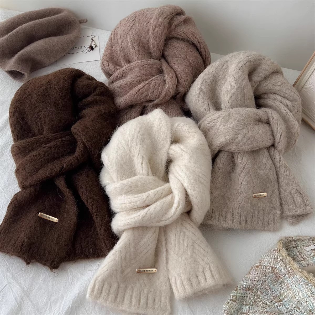 Wool Scarf Men - Hoogwaardige wollen sjaal voor dames en