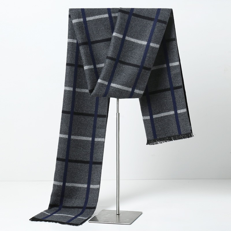 Wool Scarf Men - Designer Merk Plaid Mannen Sjaals Winter