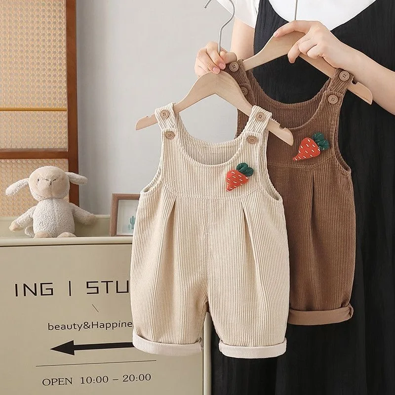 Corduroy Pant Warm - 1-4 jaar, herfstcollectie: schattige broek met