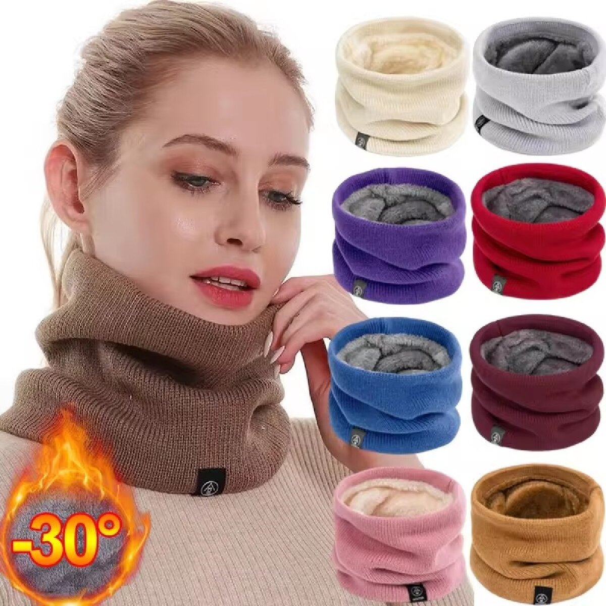 Effen winterse pluche sjaal va - Winter Headband Fleece recensie en prijs