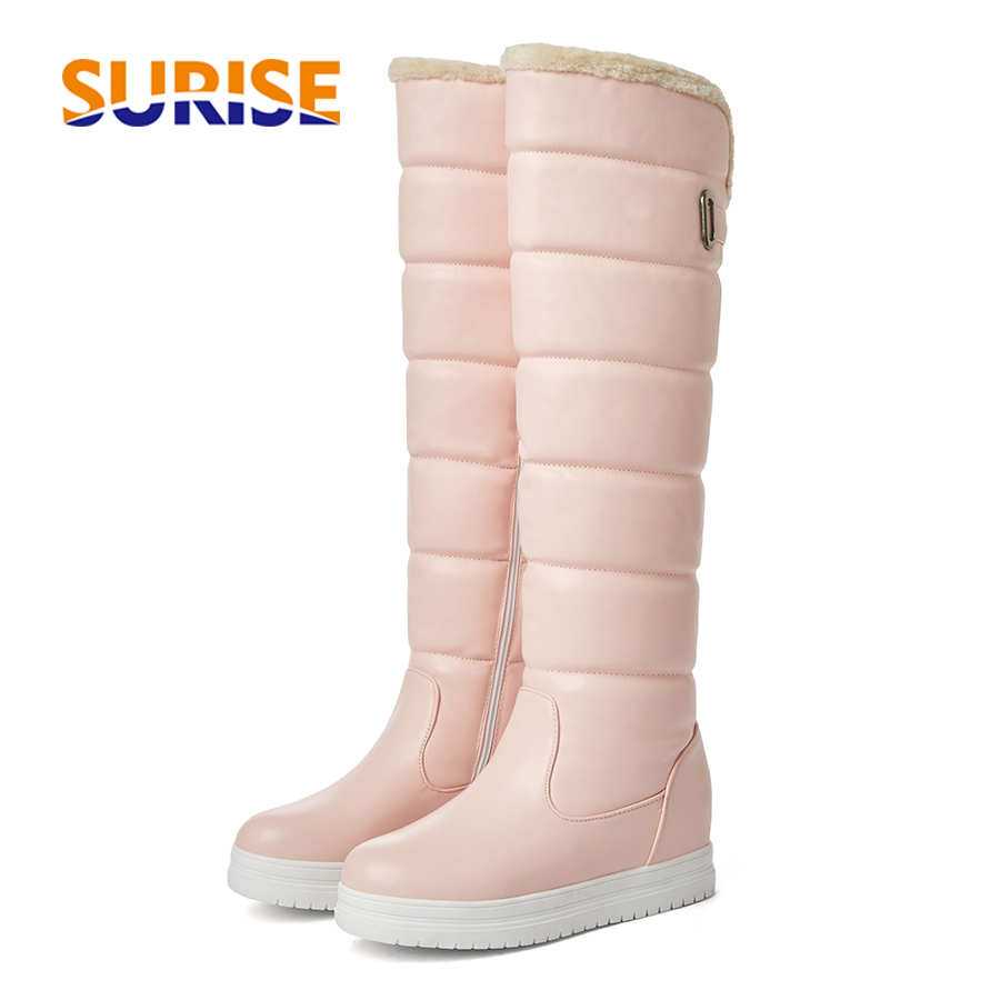 Winterse bontkniehoge platform - Waterproof Winter Boot recensie en prijs