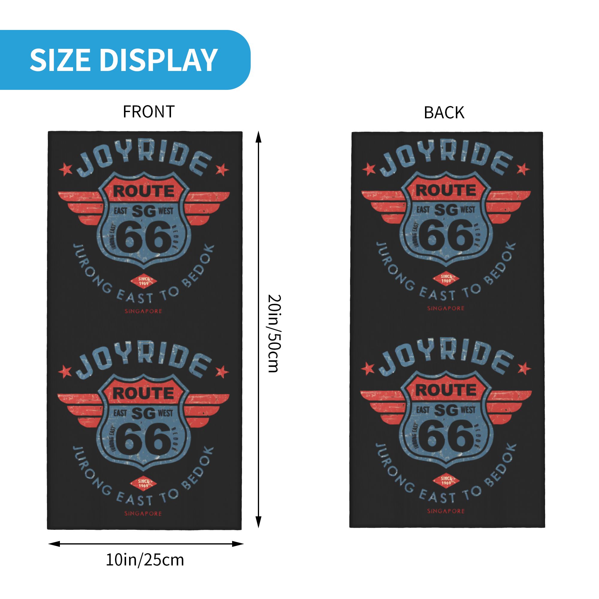 Motorfietsroute 66 nekbescherm - Neck Gaiter Fleece recensie en prijs