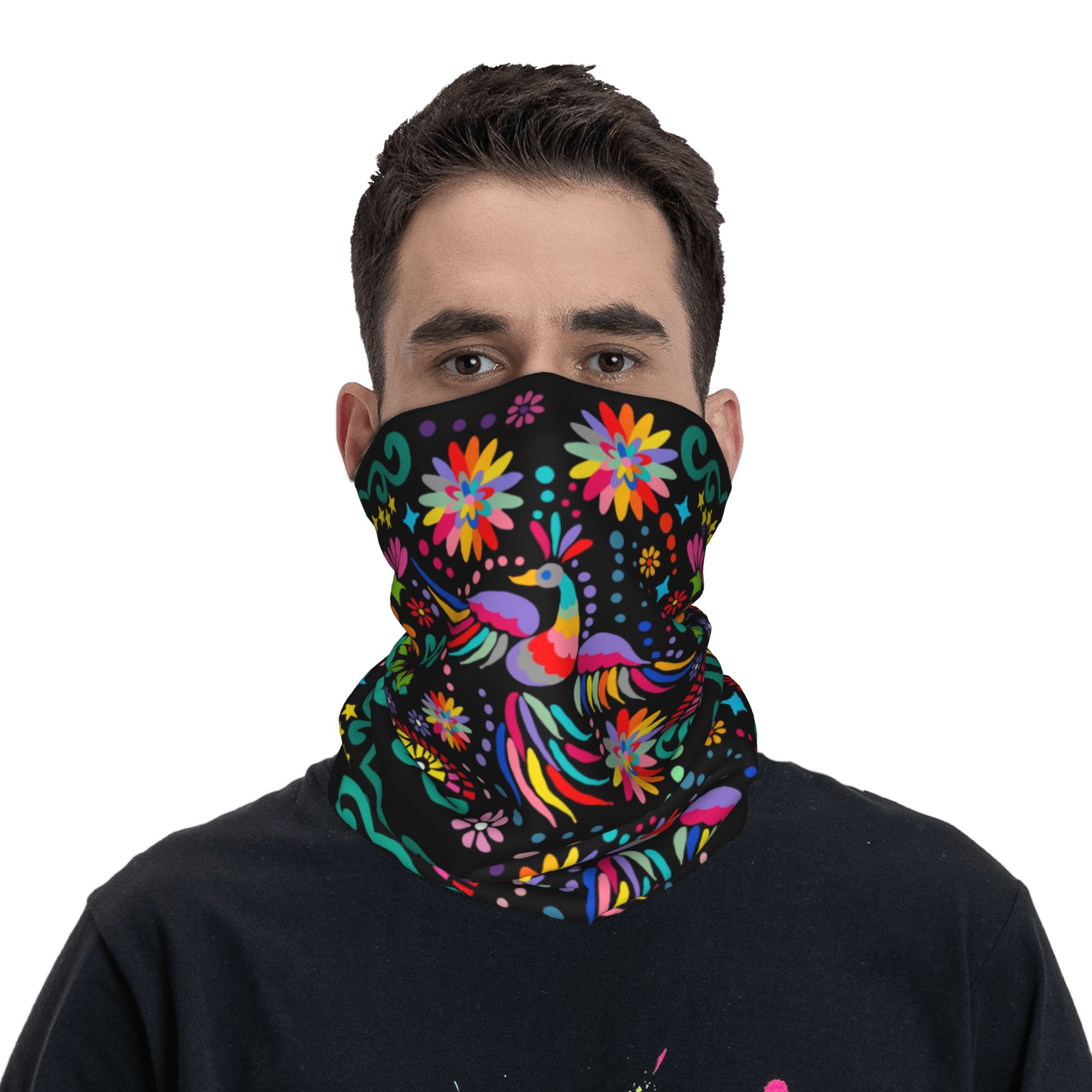 Aangepaste Mexicaanse bloemen  - Neck Gaiter Fleece recensie en prijs
