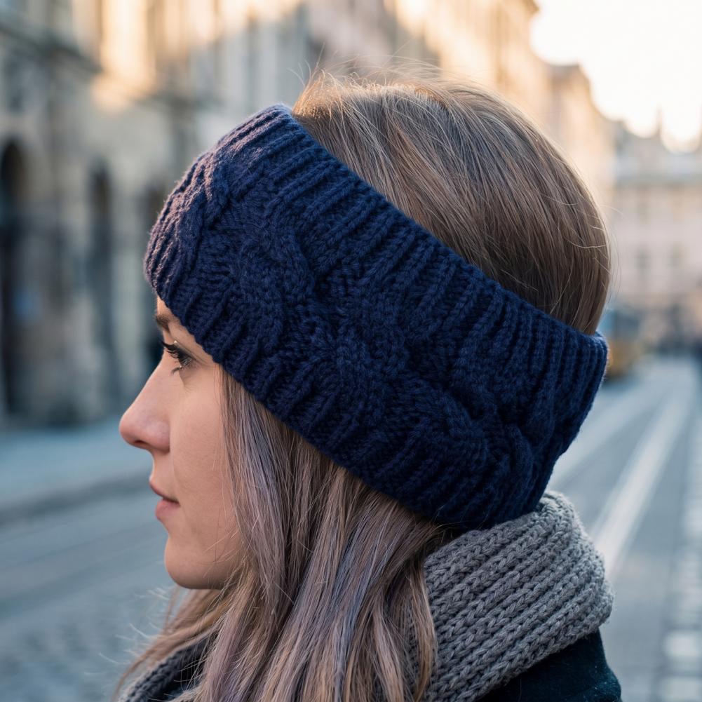 Wintergebreide hoofdband voor  - Fleece Ear Warmer Band recensie en prijs
