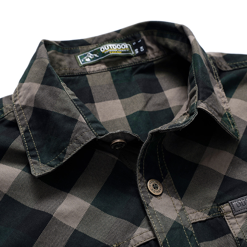 Heren geruite casual overhemde - Flannel Shirt Lined recensie en prijs