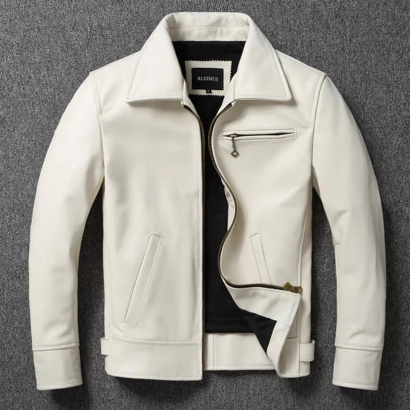 Heren Echt Leren Jas Wit Rever - Down Jacket Packable recensie en prijs