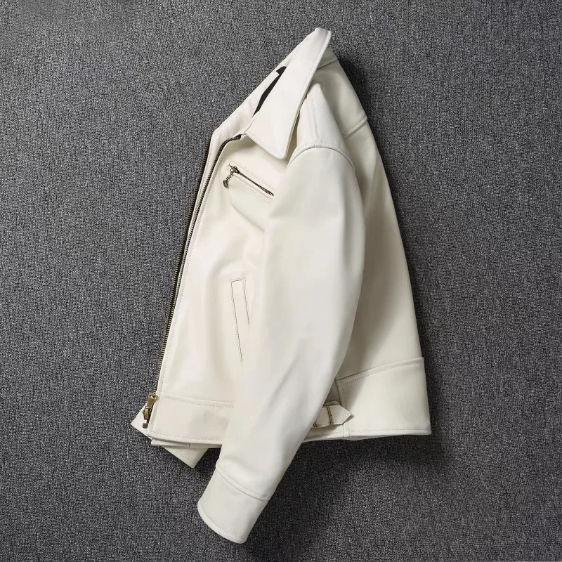Heren Echt Leren Jas Wit Rever - Down Jacket Packable recensie en prijs